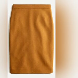 J Crew 2 Pencil® skirt in double-serge wool